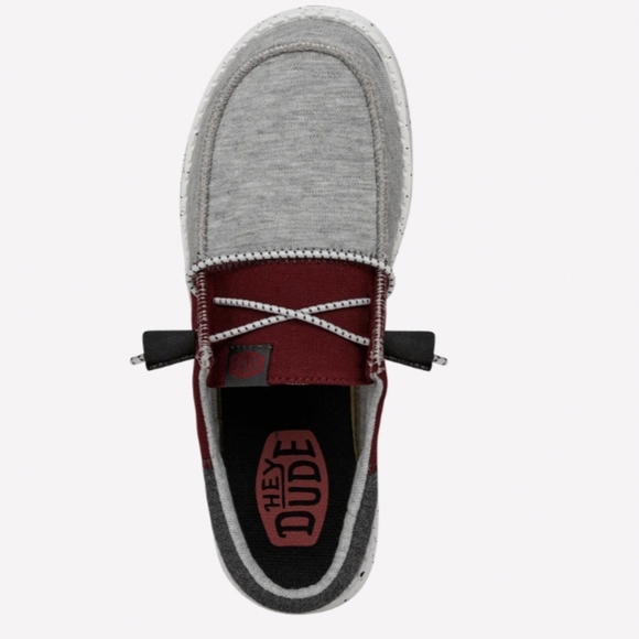 Hey Dude Wendy Tri Varsity  Crimson Casual Shoe - Picture 4 of 7